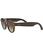 Color:Brown - Image 3 - Stories Unisex Round 48mm Smart Sunglasses